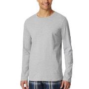 Schiesser Mix and Relax Long Sleeve Grau Baumwolle Small Herren