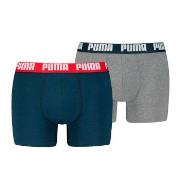 Puma 2P Men Everyday Basic Boxer Marine/Grau Baumwolle Small Herren