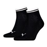 Puma 2P Heritage Quarter Socks Schwarz Gr 39/42