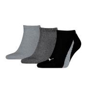 Puma 3P Lifestyle Sneaker Socks Schwarz/Grau Gr 39/42