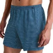 Calida Prints Cotton Boxer Shorts Blau/Hellblau Baumwolle Medium Herre...