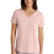 Calida Favourites Sleep Shirt Short-Sleeve Rosa gestreift Baumwolle Sm...