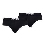 Levis 2P Base Brief Schwarz Baumwolle Small Herren