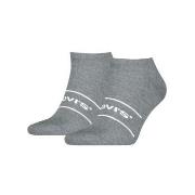 Levis 2P Organic Cotton Ankle Sock Grau Gr 39/42