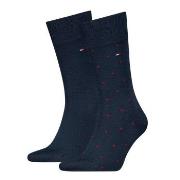 Tommy Hilfiger 2P Men Dot Socks Dunkelblau Gr 39/42 Herren