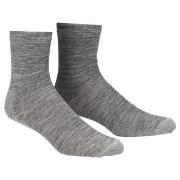 Damella 2P Thin Wool Socks Hellgrau Gr 39/42 Damen