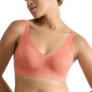 Sloggi BH ZERO Feel Bliss Soft Bra Apricot Small Damen