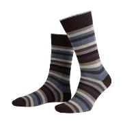 Amanda Christensen True Block Stripe Ankle Sock Schwarz/Blau Gr 39/42