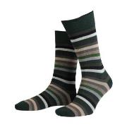 Amanda Christensen True Block Stripe Ankle Sock Schwarz/Grün Gr 39/42