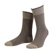 Amanda Christensen True Stripe Ankle Sock Hellbraun Gr 39/42