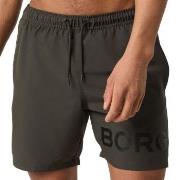 Björn Borg Badehosen Logo Swim Shorts Dunkelgrau Polyester Medium Herr...