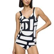 Triumph Summer Allure Wired Swimsuit Schwarz/Weiß B 40 Damen