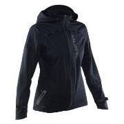 Salming Abisko Rain Jacket Women Schwarz Polyester Small Damen