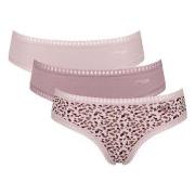 Sloggi 3P GO Crush Hipster Briefs Sand/Rosa Baumwolle Small Damen