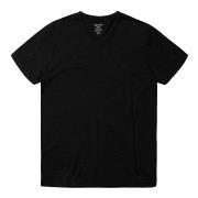 Panos Emporio Bamboo V-neck Tee Schwarz Small Herren