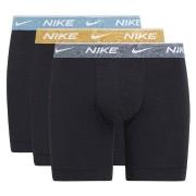 Nike 3P Everyday Essentials Cotton Stretch Boxer Grau/Blau Baumwolle S...