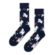 Happy Socks Lamb Sock Marine gemustert Baumwolle Gr 41/46