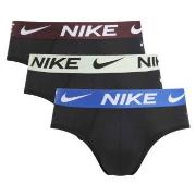 Nike 6P Dri-Fit Essential Micro Hip Brief Schwarz/Braun Baumwolle X-La...