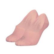 Calvin Klein 2P Shiny Logo Mid Cut Footie Socks Rosa Gr 39/42 Damen
