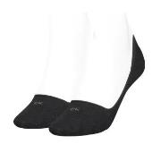 Calvin Klein 2P Women Low Cut Footie Socks Schwarz Gr 39/42 Damen