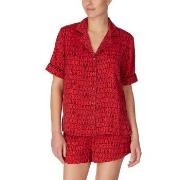 DKNY Only In DKNY Top And Boxer Pj Set Rot Polyester Small Damen
