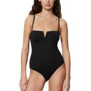Marc O Polo Bandeau Swimsuit Schwarz Small Damen