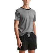 Marc O Polo Men Short Pyjama Set Schwarz/Grau Baumwolle Small Herren