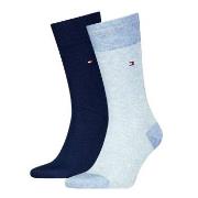 Tommy Hilfiger 2P Men Birdeye Sock Hellblau Gr 39/42 Herren