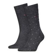 Tommy Hilfiger 2P Men Dot Socks Dunkelgrau Gr 39/42 Herren