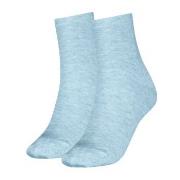 Tommy Hilfiger 2P Women Casual Short Sock Hellblau Gr 39/42 Damen