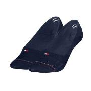Tommy Hilfiger 2P Women Shine Footie Socks Marine Gr 39/42 Damen