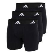 adidas 3P Active Flex Cotton Boxer Brief Schwarz Baumwolle Small Herre...