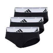 adidas 3P Active Flex Cotton Brief Weiß/Schwarz Baumwolle Small Herren