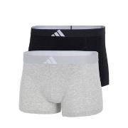 adidas 2P Active Flex Cotton Body Trunk Schwarz/Grau Baumwolle Small H...