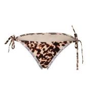 Calvin Klein Core Logo Tape Tie Side Bikini Brief Braun gemustert Smal...