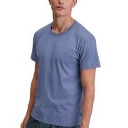 Calida Remix Basic Sleep T-shirt Blau Baumwolle Small Herren