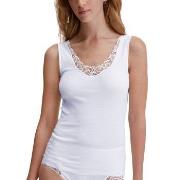 Calida Desire Tank Top Weiß Baumwolle Small Damen