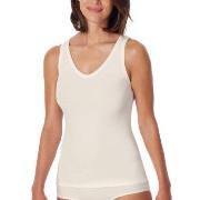 Schiesser Fine Rib Top Champagner Baumwolle Small Damen