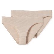 Schiesser 2P Modal Essentials Tai Briefs Beige Small Damen