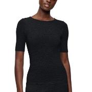 Triumph Beauty Layers Short Sleeve Wool Top Schwarz Wolle Small Damen