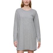 Triumph Long Sleeve Nightdress Grau Baumwolle 38 Damen
