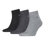Calvin Klein 3P Classic Quarter Socks For Men Grau Gr 39/42 Herren