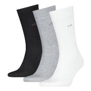 Calvin Klein 3P Classic Socks For Men Schwarz/Grau Gr 39/42 Herren