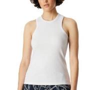 Schiesser Double Rib Tank Top Weiß Baumwolle Small Damen