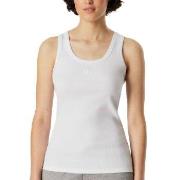 Schiesser Rib Tank Top Weiß Baumwolle Small Damen