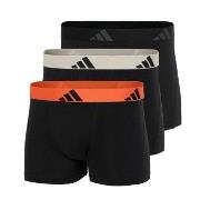 adidas 3P Active Flex Cotton Trunk Orange/Schwarz Baumwolle Small Herr...