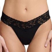 Hanky Panky Supima Cotton Original Rise Thong Schwarz One Size Damen