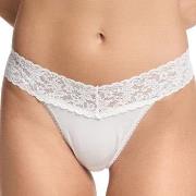 Hanky Panky Supima Cotton Original Rise Thong Weiß One Size Damen