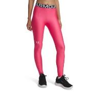 Under Armour HeatGear Leggings Rosa Polyester Small Damen