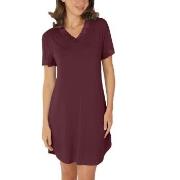 Lady Avenue Bamboo Nightdress SS Pflaume Bambus Medium Damen